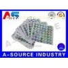 Silver Background Custom Holographic Stickers Security Printing For Pharmaceutical Secure Packaging