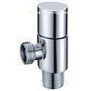 Modern Round Brass Angle Valve With Quick-Open Brass Cartridge