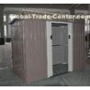 Movable Small Pent Metal Storage Shed , 0.25mm Color Board DIY Metal Shed For Garden