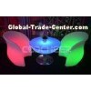 Multi Color Luminous Led Lounge Furniture And nightclub tables PE material
