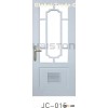 blinds glass door
