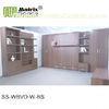 twin Space Saving transformable Wall Bed Bedroom Furniture With Bookshelf