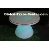 Colorful Appealing Round LED Pub Table With Lithium Battery For Disco / Cinema