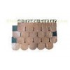 Fish-Scale Copper Asphalt Roofing Shingles For Roof Decoration