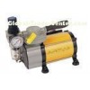 Oil Free industrial , laboratory  Mini Air Compressor With Air Pressure Gauge for Airbrushing