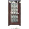 glass building door