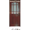 Glass wooden door