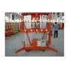 6 meters aluminum working platform double mast, aerial work platform, AWP6-2000