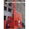 2000 / 2000 kg * 2 Construction Hoist Elevator with Lifting Height 150 m