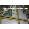 Foldable Container for Exhibitions  Modular, Mobile, Galvanized Steel Sturcture