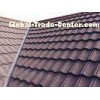WaterProof Classical Metal Roofing Tiles , stone coated roofing sheets for house