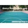 High-Performance Indoor Badminton Court Flooring , Plastic Sport Flooring For School