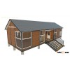 medium single layer precast steel frame house kits