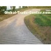Indoor Wood Plastic Composite Decking Floor 150x35MM / WPC Deck Tiles