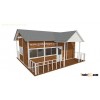 small size single floor panelized steel house kits