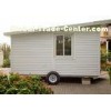 White Mobile Portable Modular Homes , Sloping Roof House CE & SGS