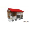 tiny one floor pre-made steel frame cottage