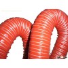 Heat resistant silicone coated glass fiber fabric hose