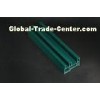 3 Chambers Sliding Window Profile / Green UPVC Window Profiles