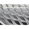 Diamond , Hexagonal Pattern PE Or PVC Coated Perforated Metal Mesh Ceiling For Ventilation