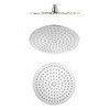 Custom ABS Round Rain Shower Head 16" ISO , Bathroom Faucet Accessories