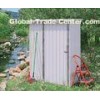 Portable Eco Friendly Mini Cream Metal Garden Shed With Deep Roll-Formed Wall Panels