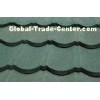Roman hot dipped galvanized Steel Roof Tiles Green Colour For metal roofing materials