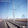 Railway prestressed poles