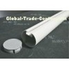 high grade Aluminum tubular Linear Metal Ceiling / museum White false ceiling 50mm Dia
