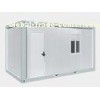 White 16ft Modular Mobile Office Containers Prefabricated With PVC Floor