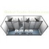 Standard Modular 20 FT Container Home Concrete Flat Pack Prefab House for Shower Room