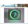 Green Elevator Control System , AC12V / AC24V Elevator Electric Switch With Braille