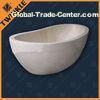 Fancy Comfortable Natural Stone Bathtub For Hotel Bathroom , Freestanding