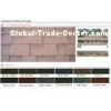 Laminated Fiberglass building asphalt roofing shingles / roofing tiles
