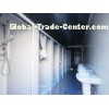 Standard Ablution Container Layout - Foldable, Movable, Knockdown Panel Wall System