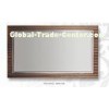 Square Decorative Framed Mirror , One-Piece Artwork Glass Mirror For Bathroom
