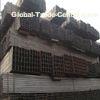 Black / Galvanized Hollow Section Tube, Square Construction Steel Tube, Rectangular Furniture Steel