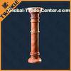 Natural Stone Column / Round Red Pillar For Building
