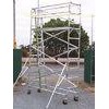 Outdoor Lightweight Wheels Aluminium Mobile Scaffold For Cleaning Gutters