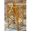F0/23B Interchangeable Tower Crane Sections , Fish Plate Plated Type Standard Section