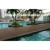Durable WPC Decking Flooring Waterproof For Walk Road With Grain Surface