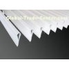 Commercial Metal Aluminium Baffle Ceiling Systems , Suspended  Metal Ceiling Tiles
