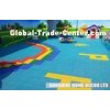 Outdoor PP Badminton Court Flooring Interlock Composite Badminton System