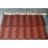 Steel Metal stone coated roof tiles Color Coated , Nosen / Shake System DX51D DX52D