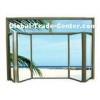 Electrophoretic Coated Aluminium Window Profiles 6063 / 6060 T5 Alloy
