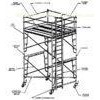 Dynamic Outdoor Lightweight Aluminium Mobile Tower Scaffold For Cleaning Gutters