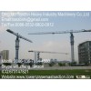 Leg Fixing Type Topless Tower Crane For Power Stations & Bridges , 60m Lifting Height