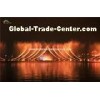 3D Nozzles Dancing Music  Floating Water Fountains For Big Artifical Lake