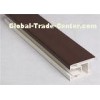 Customizable 62mm sliding frame PVC Extrusion Profiles 2.2mm wall thick