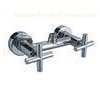 H59 Brass Bathroom Sink Faucets With Two Handles Chrome Plated